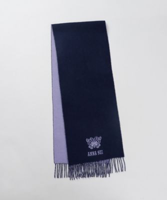 ウールリバーシブルマフラー 2AS 61037 | ANNA SUI (Women